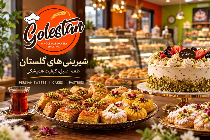 شیرینی گلستان | شیرینی و کیک ایرانی در وست ونکوور و نورث ونکوور